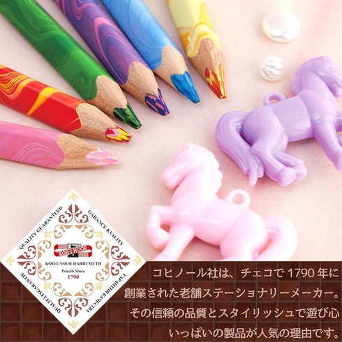 Koh-I-Noor Magic Jumbo Triangular Coloured Pencil (Pack of 13)...