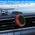 Magnetic Wireless Car Charger Mount,Compatible with MagSafe Car Charger,15W Fast Charging Air Vent Car Phone Holder with 60W Car Adapter for iPhon...