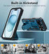 FNTCASE for iPhone 15 Protective Phone-Case: Military Grade Dropproof Cell Phone Cover with Kickstand & Slide | Heavy Duty Rugged Phonecase Bumper...