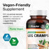 BIO KRAUTER Leg Cramps Capsules with Magnesium - 1200 mg Blend - 100 Vegan Caps - Turmeric & Ginger for Leg Cramps - Natural Formula Without Quini...
