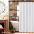 Biscaynebay Hotel Quality Fabric Shower Curtain Liners 72" X 72", White Water Resistant Bathroom Curtains Rust Resistant Grommets Weighted Bottom ...