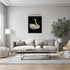 Posterizer 1 pcs-minimalist art-elegant serene scene of a lone swan 1-Art for Animal Lovers Gift for Art Lovers Decorations for Bedroom, Office, L...