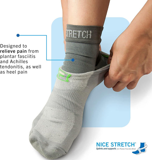 Brownmed Nice Stretch Plantar Fasciitis Sleeve - Compression Foot Sleeve for Arch & Heel Support- Small/Medium...