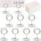 24 Pcs Premium Mini Place Card Holders and 24 Pcs Place Cards, Small Table Card Holder, Cute Table Number Holders, Photo Picture Holders for Cente...