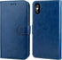 Bocasal for iPhone Xs/X Wallet Case with Card Holder PU Leather Magnetic Detachable Kickstand Shockproof Wrist Strap Removable Flip Cover for iPho...