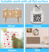 16 pcs Stencils for Crafts Reusable DIY Plastic Stencils Layering Mixed Media Stencils Leopard Scale Trees Ceramic Tile Patterns for Drawing Art F...