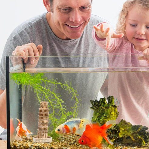 Amosfun 3pcs Leaning Tower of Pisa Model Resin Decoration Tower Collectible Figure Fish Tank Landscape Architecture Building Model Fish Tank Tower...