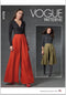 Vogue Misses' Pants Sewing Pattern Packet, Design Code M8234, Sizes S-M-L-XL-XXL, Multicolor...