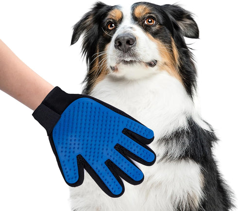 PetnBeyond Deshedding and Grooming Gloves - Gentle Effective Pet Care Gloves for Cats and Dogs - Ultimate Massaging and Comfort - Suitable for Lon...