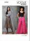 Vogue Misses' Pants Sewing Pattern Kit, Design Code V1910, Sizes 18-20-22-24-26...