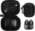 CaseSack Case for TAGRY X08 Bluetooth Headphones True Wireless Earbuds 60H, mesh pocket for charge cable (Black)...