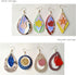 Reusable Earrings Making Template, Plastic Cutting Stencil for DIY Jewelry Making, Can Make Plenty of Faux Leather Earrings, Contains 2 Pcs faux l...