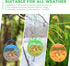 Urban Deco Set of 3 Ball Bird Feeder Metal Bird Feeders Squirrel Proof Bird Feeders for Bird Seed Birdfeeders Outside Hanging Decoration Garden Fe...
