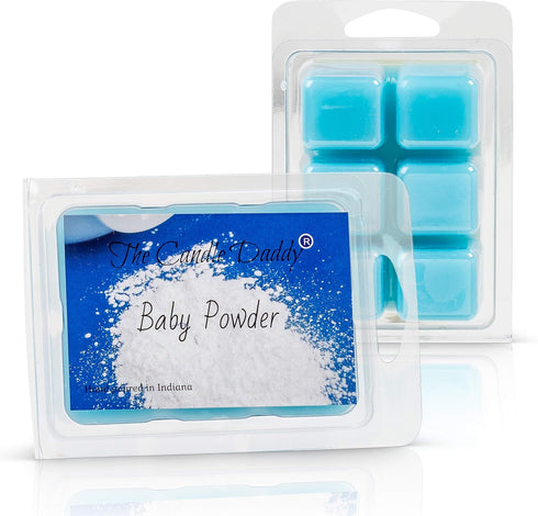 Baby Powder Scented Melt- Maximum Scent Wax Cubes/Melts- 1 Pack -2 Ounces- 6 Cubes...