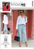 Know Me Misses' Oversized Shirt and Pants Sewing Pattern Packet, Sizes 8-10-12-14-16, Multicolor...