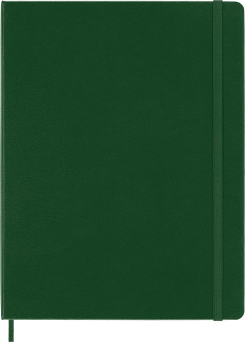 Moleskine Notebook, Extra Large, Ruled, Myrtle Green, Hard Cover (7.5 x 9.75)...