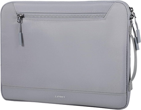 LANDICI 360°Protective Laptop Sleeve Carrying Case 13 13.3 Inch, Waterproof Slim Computer Cover Bag for MacBook Air 13 M1/M2/M3, MacBook Pro 13, S...