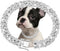 Silver Dog Chain Collar Diamond Cuban Link Dog Collar 13mm Wide Dog Necklace Metal Cat Chain Pet Crystal Collar Jewelry Accessories for Small Medi...