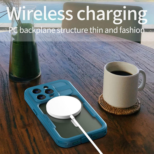 for iPhone 14 Pro Case Waterproof, Built-in Screen Protector Full-Body Rugged Sealed Cover Shockproof Dustproof Waterproof Case for iPhone 14 Pro ...