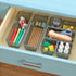 WOWBOX 6 Pack Clear Drawer Organizer Set, Acrylic Drawer Storage Trays, Storage Bins for Makeup, Cosmetics, Jewelries, Utensils, Gadgets, Office, ...