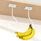 2-Pack Banana Hook Under Cabinet,Banana Holder,Metal Banana Hanger Hook,Adhesive Banana Hook, Foldable Banana Hook, Folds Up With Magnets When Not...