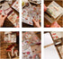 Scrapbooking Supplies Kit, Vintage Mushroom Aesthetic Scrapbook Kit for Bullet Junk Journal, Stationery, A6 Grid Notebook, DIY Journaling Supplies...