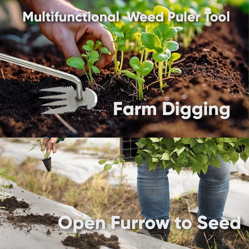 Weed Removal Tool,Weeding Artifact Uprooting Weeding Tool, Hand Weeders Tool, Weed Pulling Tool for Garden, Backyard Farm Planting & Weeding...
