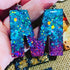 Holographic Chunky Glitter, 190g/6.7oz Chunky and Fine Mixed Craft Glitter, Bulk Laser Sequin Glitter for Face Body Nail Art,Epoxy Resin Tumbler J...