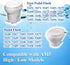 31705 RV Toilet Water Valve Kit, Compatible with Thetford Aqua-Magic V High and Low Models...