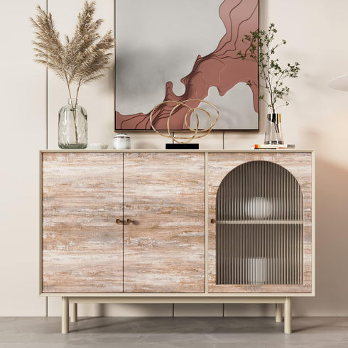 CRE8TIVE Brown Grey Wood Wallpaper Peel and Stick Textured Light Wood Contact Paper for Cabinets Countertops Waterproof Self Adhesive Removable Fa...