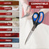 XFasten Sewing Scissors for Fabric Cutting Blue 9.5 Inch Professional Fabric Scissors Sewing | Heavy duty and Large...