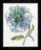 Design Works Crafts Blue Floral, 8 x 10 Counted Cross Stitch Kit, Multi-colour...