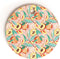 Society6 Bamboo Cutting Board- Kitchen Decor by 83 Oranges - Unique Cutting Boards for Kitchen, 11.5" x 11.5" x 0.5", Peach Season...