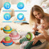 4PCS Animal Toy Cars for Toddlers 1-3,Press and Go Car Toys for ages 0-2,Spaceship 1 Year Old Boy Toys,First Birthday Gift Infant Car Toys for 1 Y...