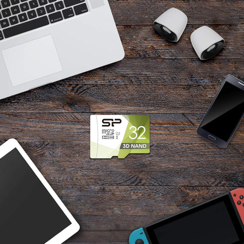 Silicon Power 32GB 3D NAND High Speed MicroSD Card with Adapter...