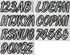 Hardline Products Series 400 Factory Matched 3-Inch Boat & PWC Registration Number Kit, Silver/Black - SIBKG400...