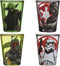 Silver Buffalo Disney Star Wars Character Portraits 4 Pack Mini Glasses, 1.5 Ounces...