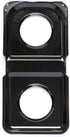 Range Kleen P501 Black Porcelain Rectangular Gas Stove Drip Pan, 16.875 x 8.125-Inches...