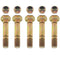 5 PK 710-0890 Shear Pins with Nuts Compatible with MTD Auger Drive Snowblowers/Two-Stage Snow Thrower (Except 33" Model E993I) 710-0890 710-0890A ...