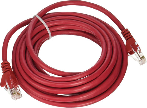 Belkin A3L791-15-RED-S 15-Feet CAT 5E RJ45 Patch Cable (Red)...