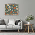 Posterizer 1 pcs-snowy winter flowers scene in oil painting style-5-Landscape & Nature Art-Floral & Botanical Art- Dining Room Decor- unframed wal...