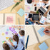 EOOUT 8 Pads Lined Sticky Notes, 3x3 Inches Self-Stick Note Pads, 100 Sheets/Pad, Super Adhesive Memo Pads, Morandi Colors Lined Sticky Notes for ...