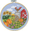 Design Works Crafts Fall Counted Cross Stitch Kit with Hoop...