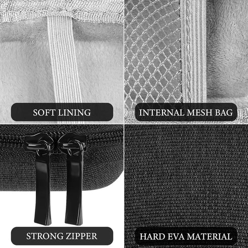 Geekria Shield Earbuds Case Compatible with JBL, Huawei, Monster, 1MORE, ASUS, JVC, RODE, Beyerdynamic True Wireless Earbud, Replacement Hard Shel...