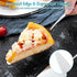 5 Pcs Pie Server Set, Stainless Steel Cake Cutter Pizza Spatula Server, Triangular Spade Pie Cutter Serving Utensils for Cutting Pizza, Cake, Pie,...