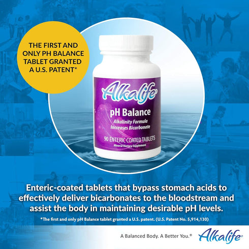 Alkalife pH Balance Tablets | The First Patented Tablets That Neutralize Acid & Balance pH for Immune Support, Peak Performance, Detox, Overall We...