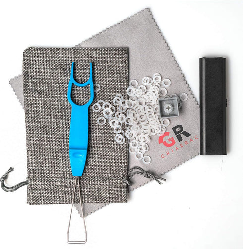 Griarrac Mechanical Keyboard O Ring Switch Dampener with Keycap Puller Remover Brush Accessory Bag, for Cherry MX Kailh Box Gateron 40A-L (150pcs)...