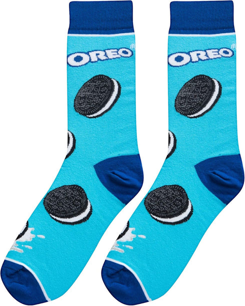 Cool Socks Novelty Crew Socks Men's Women's, Oreo Cookies, Graphic Print, Large...