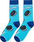 Cool Socks Novelty Crew Socks Men's Women's, Oreo Cookies, Graphic Print, Large...