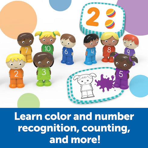 Learning Resources Skill Builders! Toddler 1-10 Counting Kids, Educational Toys for 18 Month Olds, Toddler Activities, Color Teaching Toys,Back to...